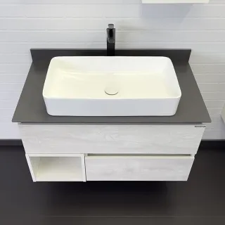 Тумба с раковиной Comforty Прага 00-00014425 90.5 см Дуб белый